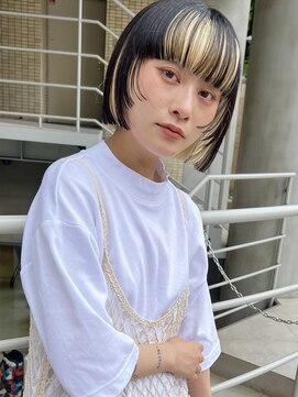 ヒート バイ アンカットラウンジ 渋谷(HEAT by UNCUT&LOUNGE) フェイスフレーミング/インナーカラー/ケアブリーチ/前髪カラー