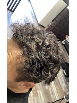 ヘアーズリンクス(hair's RINX.) メンズパーマ ハイライト