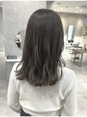 オリーブブラウン　ブリーチなしカラー