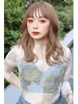 エトラ 渋谷店(etora)&nbsp;★小顔前髪ワンカールレイヤーカット黒髪ネビージュボブルフ