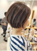 《30代40代》骨格矯正小顔丸みショートボブ【浦野】