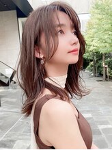 アフロートフクオカ(AFLOAT FUKUOKA) 【NEW OPEN】小顔前髪あり後れ毛サイドバングメルティカラー