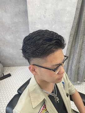 リプレイ 草津店(RIPLAY) スペインカール/スパイキーショート/ブルーブラック/草津