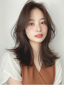 フレイムス ヘア アンド リラックス 高崎駅西口店(Frames hair&relax) 美髪レイヤーカット/顔まわりレイヤー/くびれミディアムレイヤー