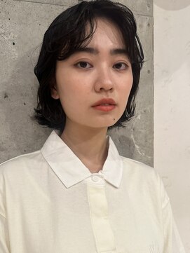 アンガーデン(Une GARDEN) ボブ×ニュアンスパーマ