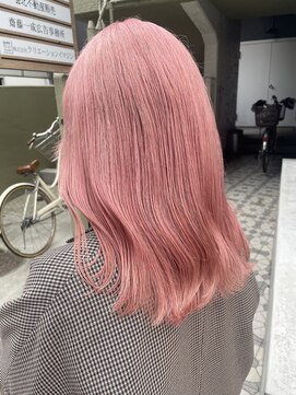 ヘアーメイクオズ(hair make O/S) 《kaito》ホワイトピンク／ピンクベージュ ／ピンクカラー