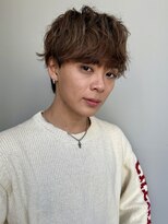 トリッカ シブヤ(TRICCA SHIBUYA)&nbsp;メンズパーマカットニュアンスフェザーシャドウパーマカラー渋谷