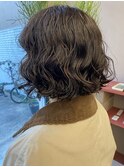 冬◎20代30代向け小顔見せナチュラルボブパーマ