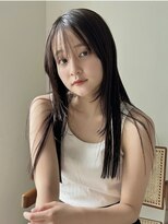 ディッセンバー 渋谷(December)&nbsp;【December】小顔カット/ブリーチなしオリーブベージュ