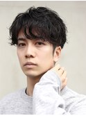 フェザーパーマシャドウパーマメンズパーマ理容室バーバー