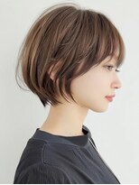 ニア 栄(nia)&nbsp;大人ボブ大人ショートボブ切りっぱなしボブ前髪あり似合わせ
