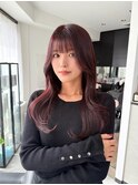 ☆ボルドー☆韓国ヘア☆レイヤーカット☆久留米☆