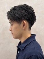 エルマーク 松山(L-MARK)&nbsp;マッシュヘア/黒髪/メンズカット/men's/フェザーパーマ