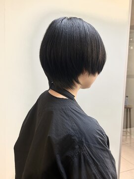 エクテ(ecouter) ダークブラウンシャギーウルフシャギーショートショートウルフ