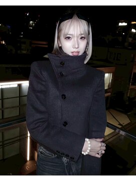 ヌル 表参道本店(Null) シルバーカラー/ブリーチデザインカラー/ruーtuakraー/姫ウルフ