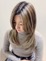 サラジュ 仁川店(SARAJU) 【カラー特化サロン】ブリーチありデザイン×シャドウルーツ