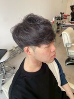 ヘアーアンドエステ ハラダ 滝ノ水店(Hair&Esthe Harada)&nbsp;メンズ/チャコールブラウン/メンズショート