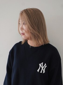 ロマリア 渋谷 渋谷宮益坂(Lomalia) 似合わせカットボブ[渋谷駅/ダブルカラー/ケアブリーチ/縮毛矯正