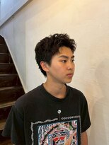 ビーバイエイトジェンツ(Bee by EIGHT GENTS)&nbsp;波巻きツイストスパイラル/リバースセンターパート/心斎橋