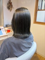 マリブ ヘアリゾート 伊勢崎本店(malibu hair resort)&nbsp;rina 透明感オリーブカラー