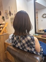 ヘアーサロン ラフリジー(Loufreasy)&nbsp;長さはそのまま！ 伸ばし中でも可愛い◎ミディアムレイヤー