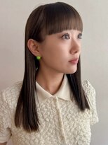マッシュ チャヤマチ(MASHU chayamachi) 柔らか透明感カラー/ブリーチなし/オリーブブラウン/大阪梅田