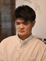 リム メンズヘア(LIM men's hair)&nbsp;秋短髪アップバング【倉敷メンズカット専門店/美容院/理容室】