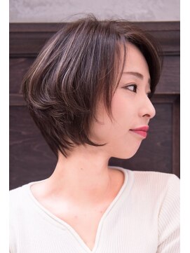 エストリア 栄店(ESTREA) ナチュラルな大人な可愛いショートボブ by鬼頭