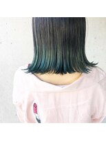 ヘアーアンドリラックス アミエ(hair&relax amie) 裾カラー☆グリーン☆amie