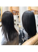 ナチュラルストレートスタイル