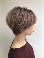 ナンバー ブラオ 名古屋栄(N° blao) 大人可愛い20代30代40代小顔ワンサイドショートボブ丸み前下がり