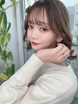 コア 銀座(COA)&nbsp;マロンベージュ/極細ハイライト/かきあげバング[銀座]