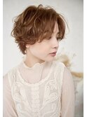 大人可愛い20代30代40代小顔前髪なしショートボブ丸み前下がりa