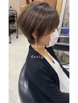 ヘアアンドメイク 心座(hair&make) ショートボブ