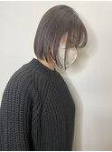 ぷっつりボブ×韓国風バング