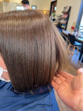 ヘアーレナータ 八王子(HAIR RENATA) 20代30代40代前下がりストレート大人ボブリップライン