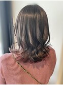 コントラストインナーカラー・大人ガーリー