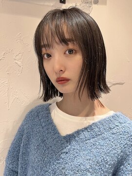 ボコカ(bococa) ボブ/ダークグレー/就活カラー/暗髪