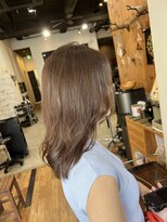 ディッシュ 五反田(dish) 透明感アッシュベージュ☆美艶髪セミロング