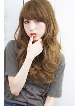 リル 西宮(LiL') 【LiL'西宮】リラクシーウェーブ_フォギーベージュ_ロング☆