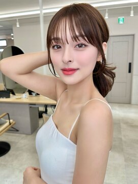 サンド 名古屋(sand) 韓国風/インナーカラー/縮毛矯正髪質改善/顔まわり/レイヤー