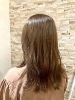 ココカラヘアー ニコ(cococara hair nico) ブラウン/レイヤーカット/顔まわりレイヤー/後れ毛/前髪カット