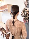 結婚式 ヘアアレンジ 【stylist：Yumi】