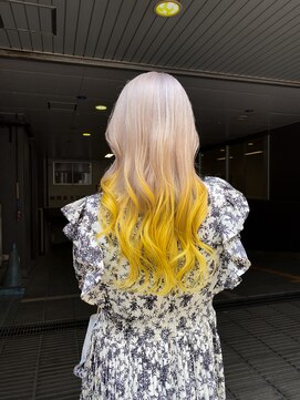 ジルバイジゼル(JILL by GiseL) Y/ホワイト×イエロー