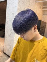 オム ブランシェ(HOMME BLANCHE’)&nbsp;【SHIN】ネイビーブルー《メンズカラー/韓国風》