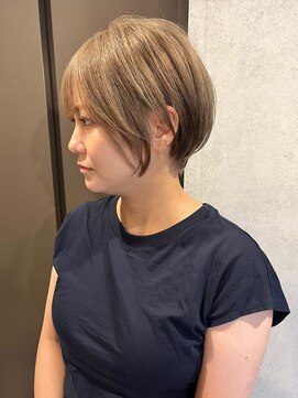 メール(Mer...) ミルクティーベージュ×ショートボブ☆
