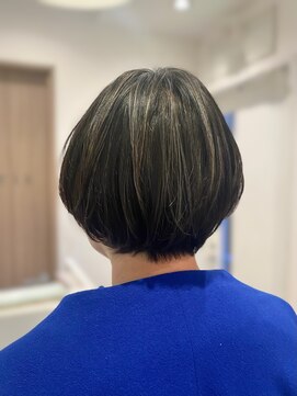 ユーフォリア 青山(Euphoria) 脱白髪染めハイライトカラー30代40代50代