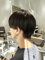 ネオリーブウリ 二子玉川店(Neolive uri)&nbsp;ベリーショートウルフアッシュブラックカルマパーマ《二子玉川》