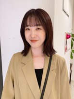 イト(ito)&nbsp;【 ito / 梅田 】ボルドーカラー×外ハネボブ