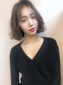 マインバイアフロートギンザ(MYNE by AFLOAT GINZA) 大人ニュアンスボブ【ミックスデジタルパーマ】